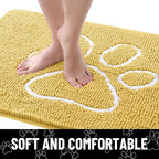 Smiry Dog Door Mat for Muddy Paws, Absorbent Dirt Trapper Non Slip Quick Dry - Image 4