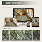 Lofus 4ft Area Rugs for Living Room, Soft Boho Carpets for Bedroom Dining Room - Image 8