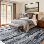 6x9 Ft Large Shag Rugs for Living Room Decor, Tie-Dyed Ultra Soft Fluffy Furry - Image 2