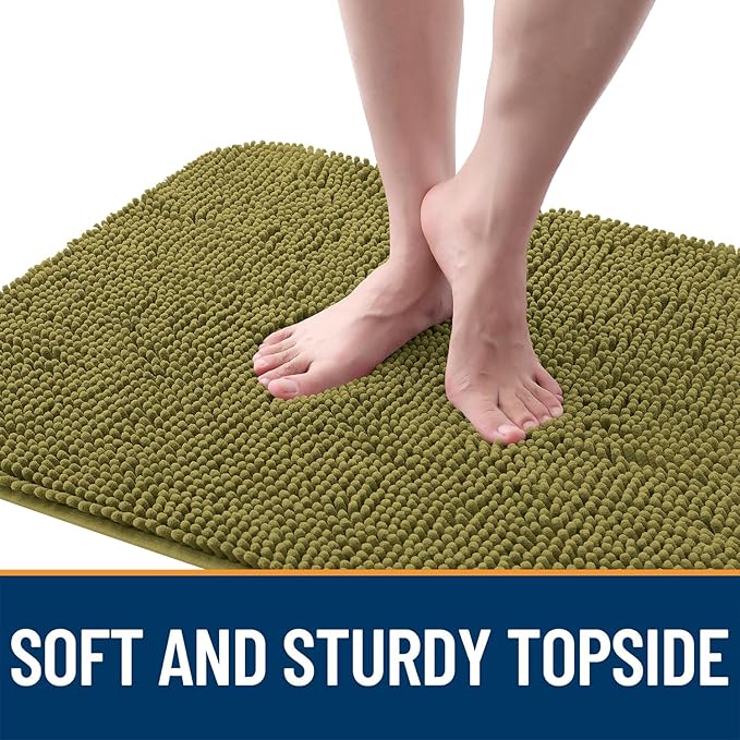 OLANLY Dog Door Mat for Muddy Paws 34x21, Absorbs Moisture and Dirt, Absorbent - Image 4