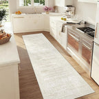 2x8 Washable Runner Rug: Moroccan Geometric Boho Rug Farmhouse Non Slip Stain - Image 2