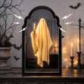 20" Haunted Ghost Mirror with LED Lights & Scary Voice Changer