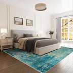 Washable Area Rugs 8'x10' Non-Slip Modern Abstract Soft - Image 9