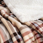 PU MEI Sherpa Fleece Throw Blanket 80" x 90" Reversible Plush Fluffy Large Big - Image 5