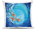 Stupell Industries | Into The Blue Fish, 18 x 18