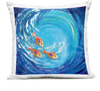 Stupell Industries | Into The Blue Fish, 18 x 18