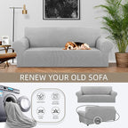 KEKUOU Stretch Sofa Cover Slipcover ，Couch Covers - Image 3
