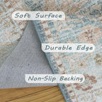 8x10 Vintage Living Room Area Rug - Image 4