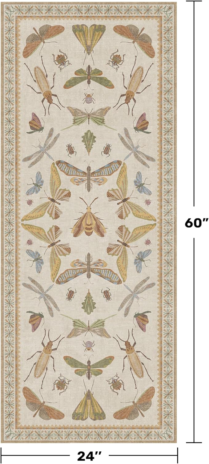 Hazo Haus Boho 2x5 Long Bathroom Rug - Image 2