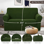 U-NICE HOME Loveseat Cover Stretch Couch Cover Sofa Cover Sofa Slipcover - Image 3