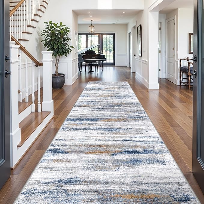 Large Runner Rugs for Hallway 4x20: Non-Slip Washable Wide Carpet - Image 2