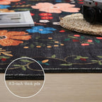 Rugcomf Runner Rug for Hallways Kitchen Rug Non Slip 2'6''x8' Washable Runner - Image 7