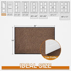 Mibao Front Door Mat, Dirt Trapper Welcome Mat - Image 2