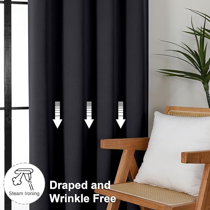 Simplebrand Ava Blackout Extra Long 10ft Curtains - Image 7