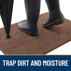 OLANLY Dog Door Mat for Muddy Paws 30x17, Absorbs Moisture and Dirt, Absorbent - Image 2