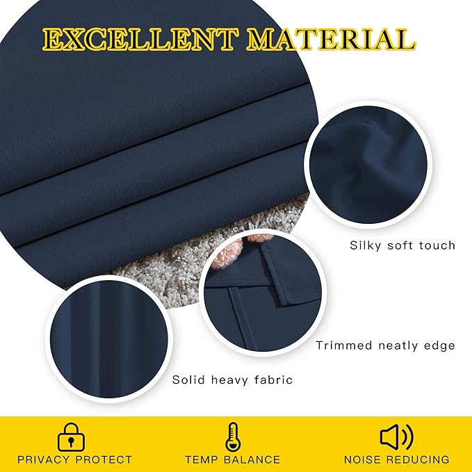 NICETOWN Blackout Draperies Curtain Panels - Image 4