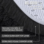 OLANLY 4x7 Area Rugs for Living Room Bedroom, Machine Washable Soft Fluffy - Image 9
