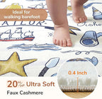 OPPODREAM Nautical Soft Area Rugs 5x7, Washable White Rug - Image 2