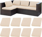 Patio Cushion Covers Outdoor Cushion Covers, Super Elastic Cushion Covers by BIETYONE