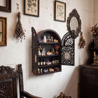 Crystal Display Shelf, Trinket Shelf, Gothic Decorative Wall Shelves