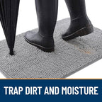 OLANLY Dog Door Mat for Muddy Paws 70x35, Absorbs Moisture and Dirt, Absorbent - Image 2