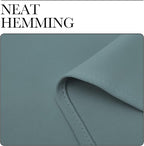 NICETOWN Greyish Blue Blackout Curtains Panels - Image 8