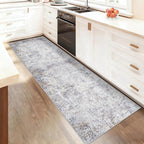 XLUEZ 2x8 Runner Rug for Hallway, Washable Modern Abstract Runner Rugs Neutral - Image 3