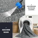 Washable Rugs 8x10 Area Rugs for Living Room, Dining Room- Soft Low Pile - Image 3
