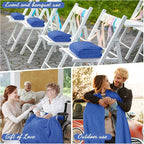 Buryeah 6 Pcs Flannel Throw Blanket Bulk 50 x 60 in Sleepover Blanket Outdoor - Image 4