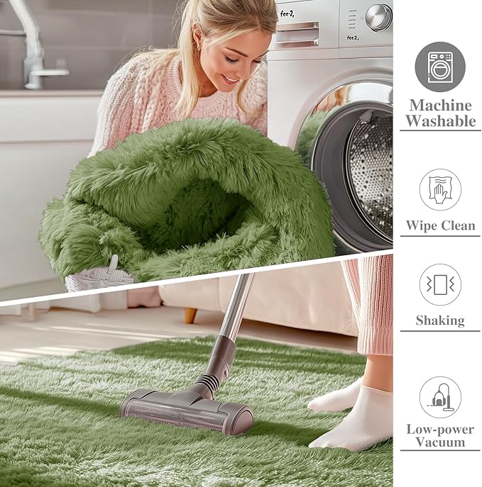 OLANLY 2x6 Machine Washable Runner Rugs - Image 2