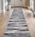Lansny Modern Abstract Runner Rug 2.6x14 by lansny