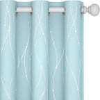 Deconovo Blackout Curtains, Thermal Insulated Soundproof Grommet Drapes by Deconovo