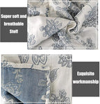 MSGKV Boho Throw Blanket for Bed 80''x90'', 100% Cotton Reversible Woven - Image 4