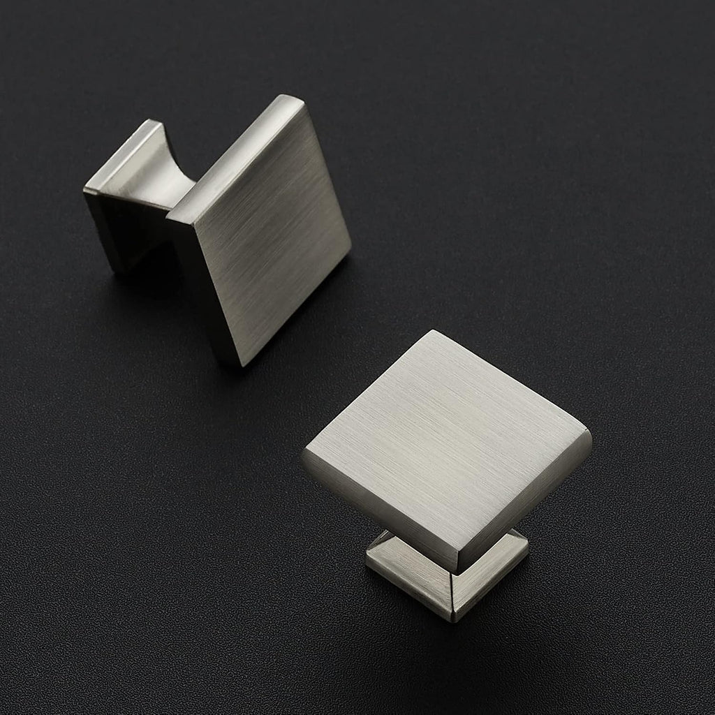25 Pack Brushed Nickel Cabinet Knobs Kitchen Drawer Pulls Hardware