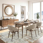 6x9 Area Rug for Living Room Washable 6x9 Non-Slip Modern Abstract Rugs for - Image 7