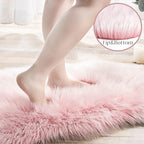 Ashler faux fur rug, Fluffy Shaggy Area Rug Ultra Soft 4 x 6 Feet Rectangle Fur - Image 4