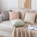 MIULEE Pack of 2 Corduroy Decorative Lumbar Throw Pillow Covers 20x12 Inch Soft - Image 2