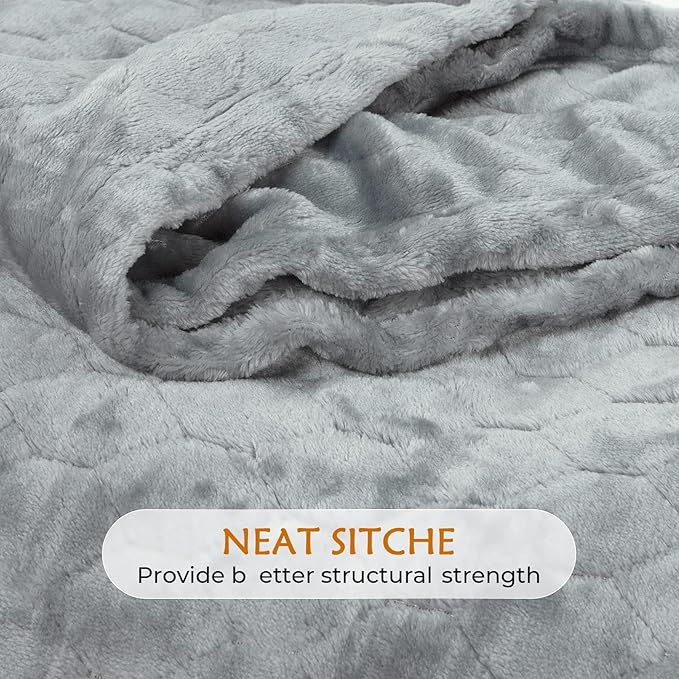 TOONOW Fleece Blanket Twin Size -320GSM Lightweight Fuzzy Soft Textured Flannel - Image 5