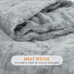 TOONOW Fleece Blanket Twin Size -320GSM Lightweight Fuzzy Soft Textured Flannel - Image 5