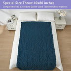 Bigacogo Chunky Knit Throw Blanket - Image 6