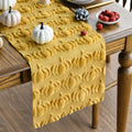 Artoid Mode Ginger Soft Faux Fur Pumpkins Fall Table Runner 13x72 Inch