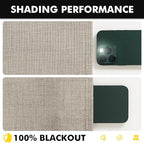 MIULEE 100% Blackout Linen Curtains - Image 7