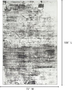 6x9 Area Rugs Washable Rug: Large Modern Abstract Living Room Rug Soft - Image 2