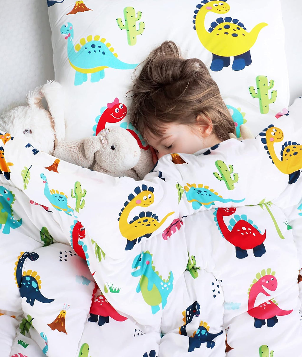 Utopia Bedding 3 Pc Kids Twin Comforter Set, Dinosaur