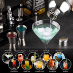 Bartender Kit,15 Pcs Cocktail Shaker Bar Tool with Acrylic Stand