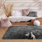 Ashler Faux Fur Area Rug - Image 4
