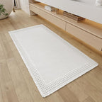 RESARE Waffle Bathroom Runner Rugs, Super Absorbent Bath Mat Non Slip Washable by Resare