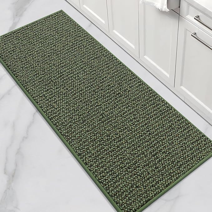 BEQHAUSE Kitchen Runner Rugs 24"x60", Non-Slip Kitchen Mats by BEQHAUSE