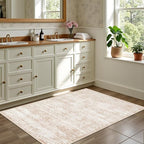 2x3 Area Rugs Living Room Rug: Washable Vintage Boho Rug No Slip Stain - Image 4