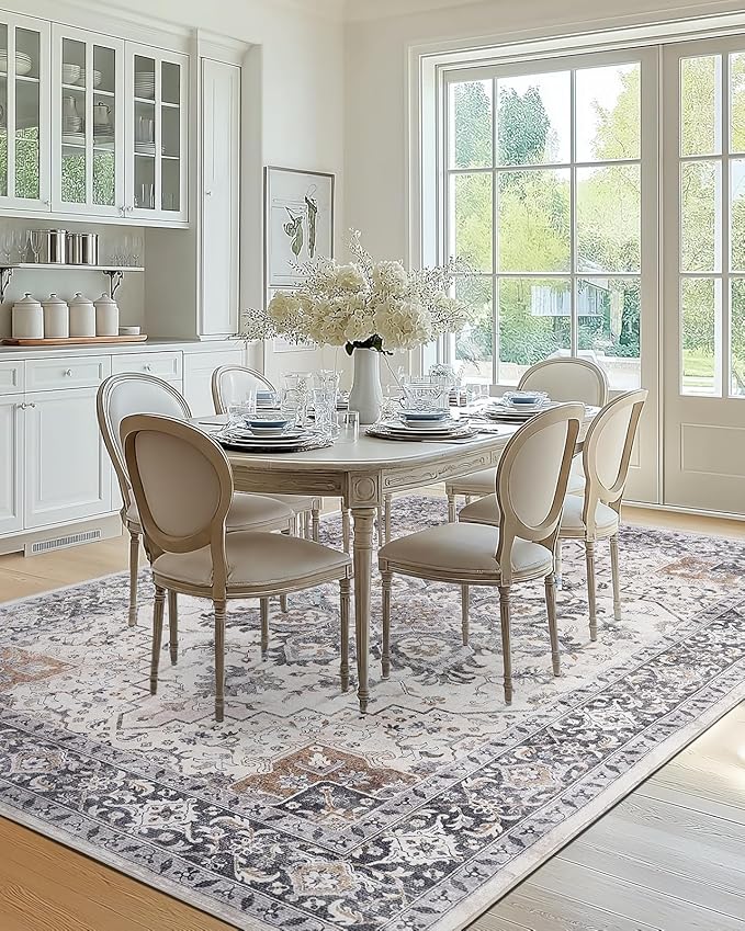 AMADA HOMEFURNISHING 6x9 Area Rugs, Vintage Rugs - Image 8